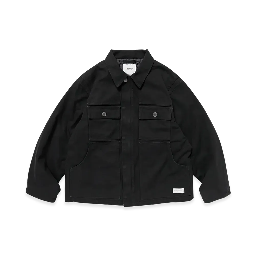 WTAPS MICH / Jacket / Cotton. CNVS "Black"