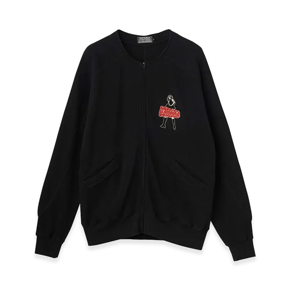 HYSTERIC GLAMOUR Vixen Girl Collarless Jacket "Black"