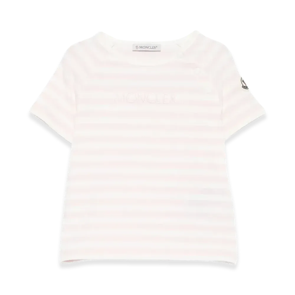 MONCLER Kids T-Shirt "Pink/White"