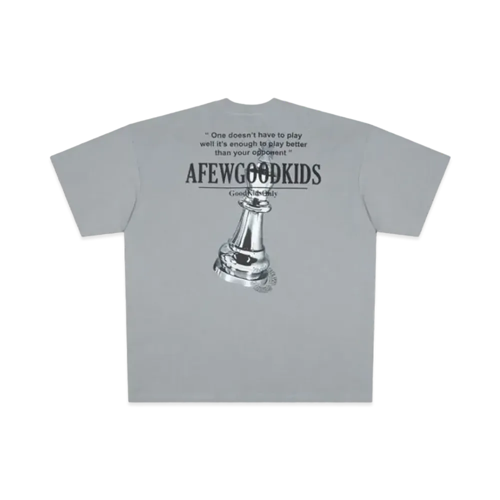 A FEW GOOD KIDS Chess Tee "Grey"