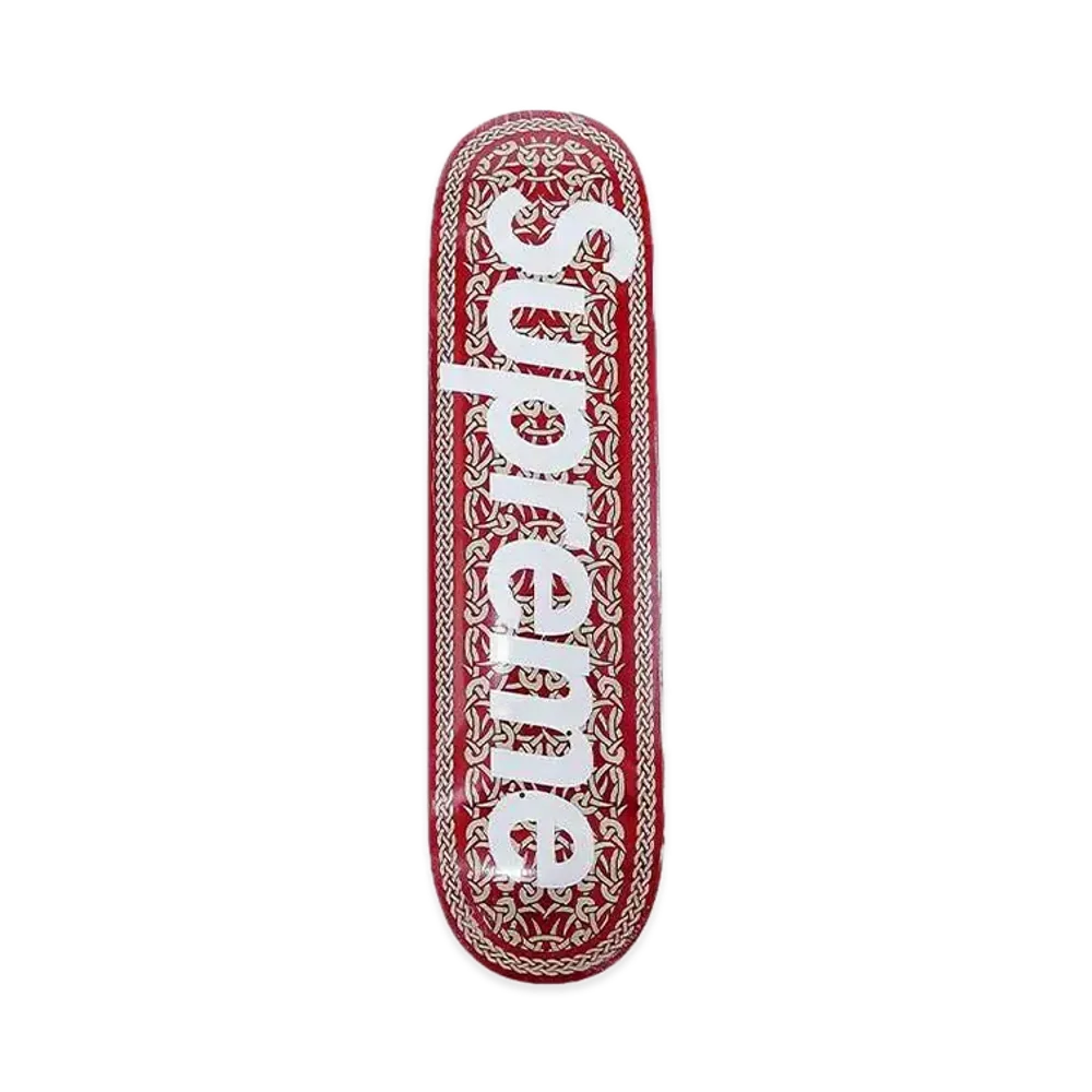 Supreme Celtic Knot Skateboard "Red"
