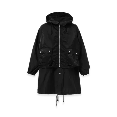 COMME des GARCONS HOMME Reversible Mods Coat "Black"