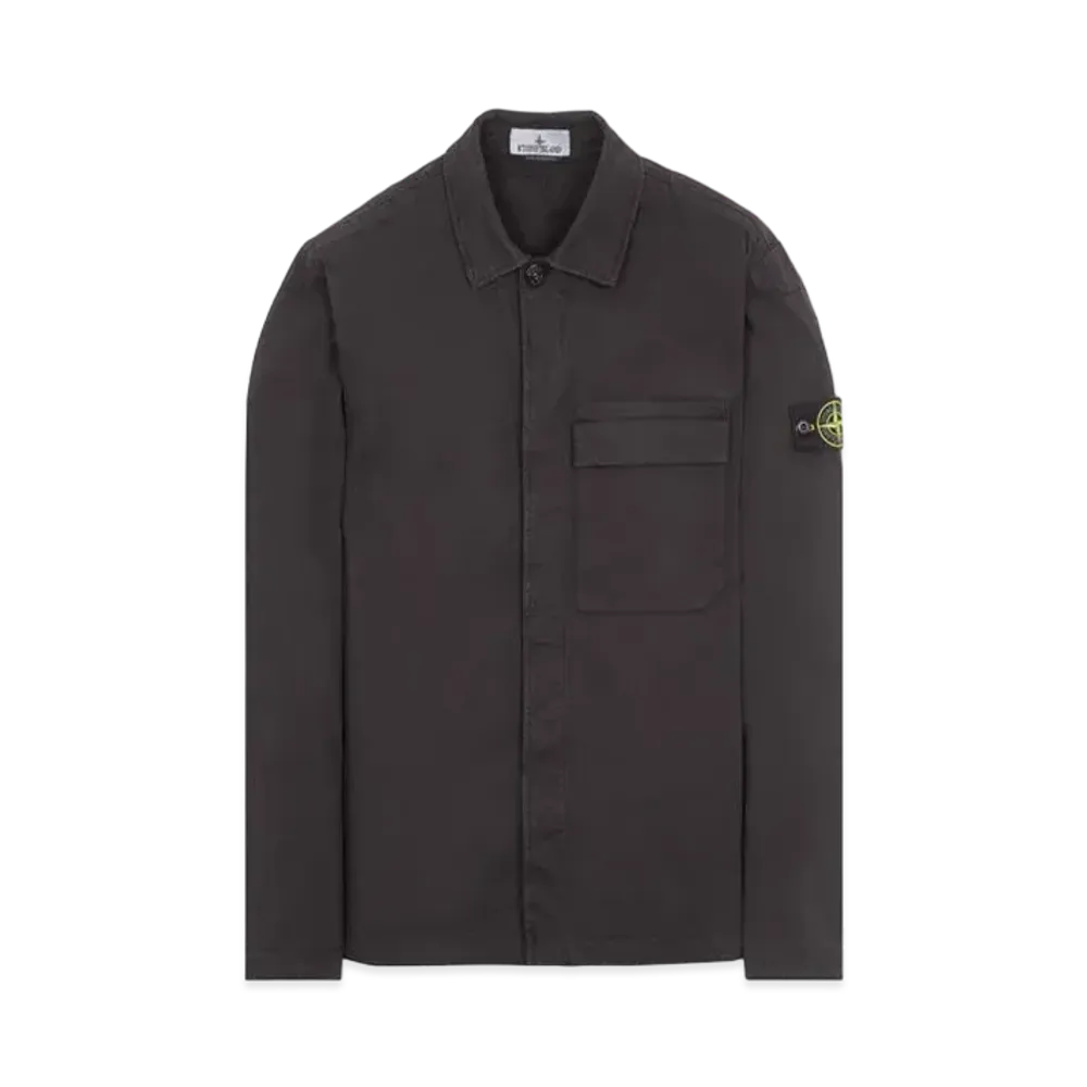 Stone Island 10710 SUPIMA Cotton Twill Stretch-TC "Black"