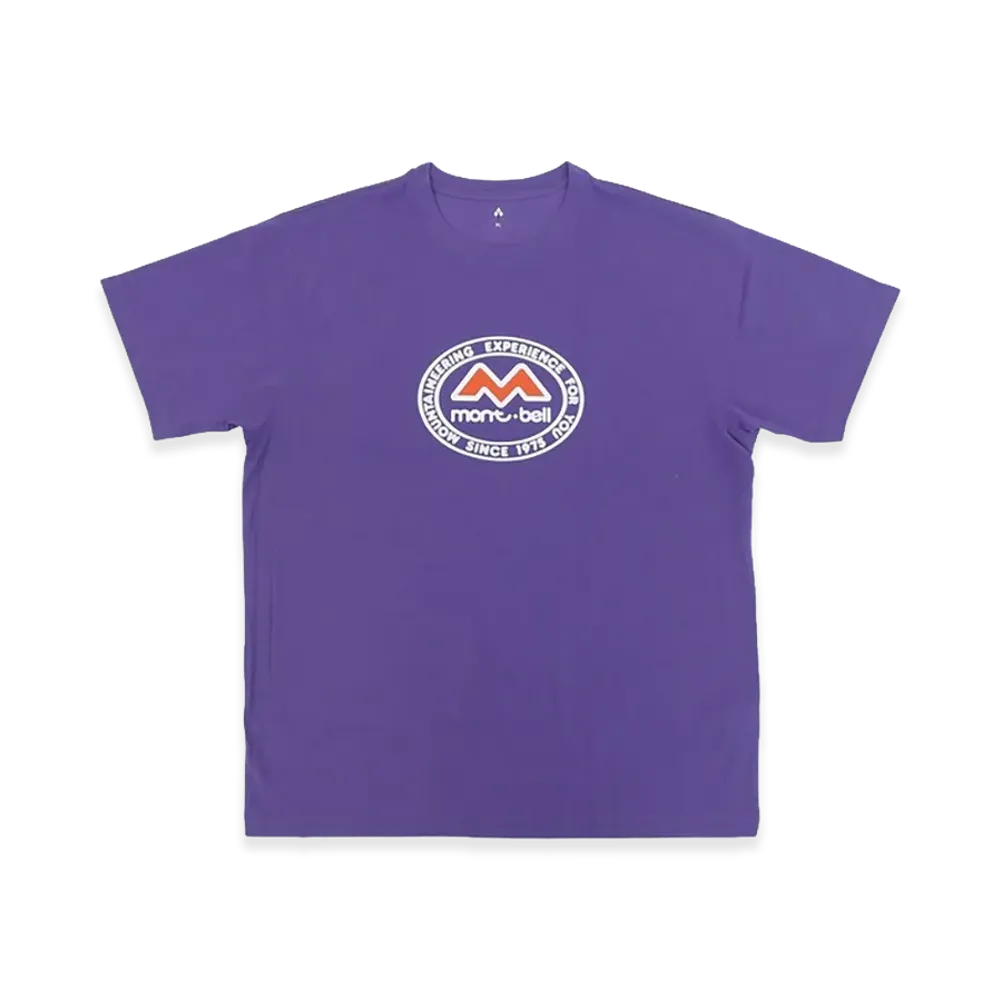 mont-bell 50th Anniversary WIC. T-Shirt M-Mark "Purple"