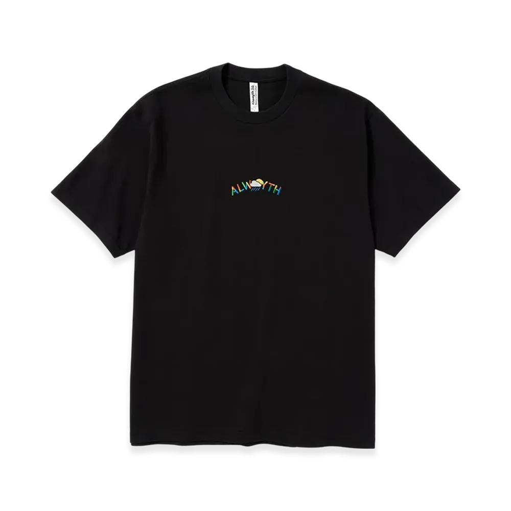 ALWAYTH Multi-colored Embroidered T-Shirt "Black"