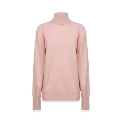 Jil Sander Women's Maglione Collo Alto "Pink"
