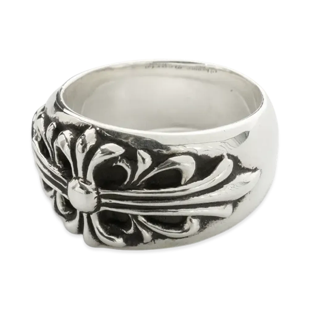 Chrome Hearts Floral Cross Ring "Silver"