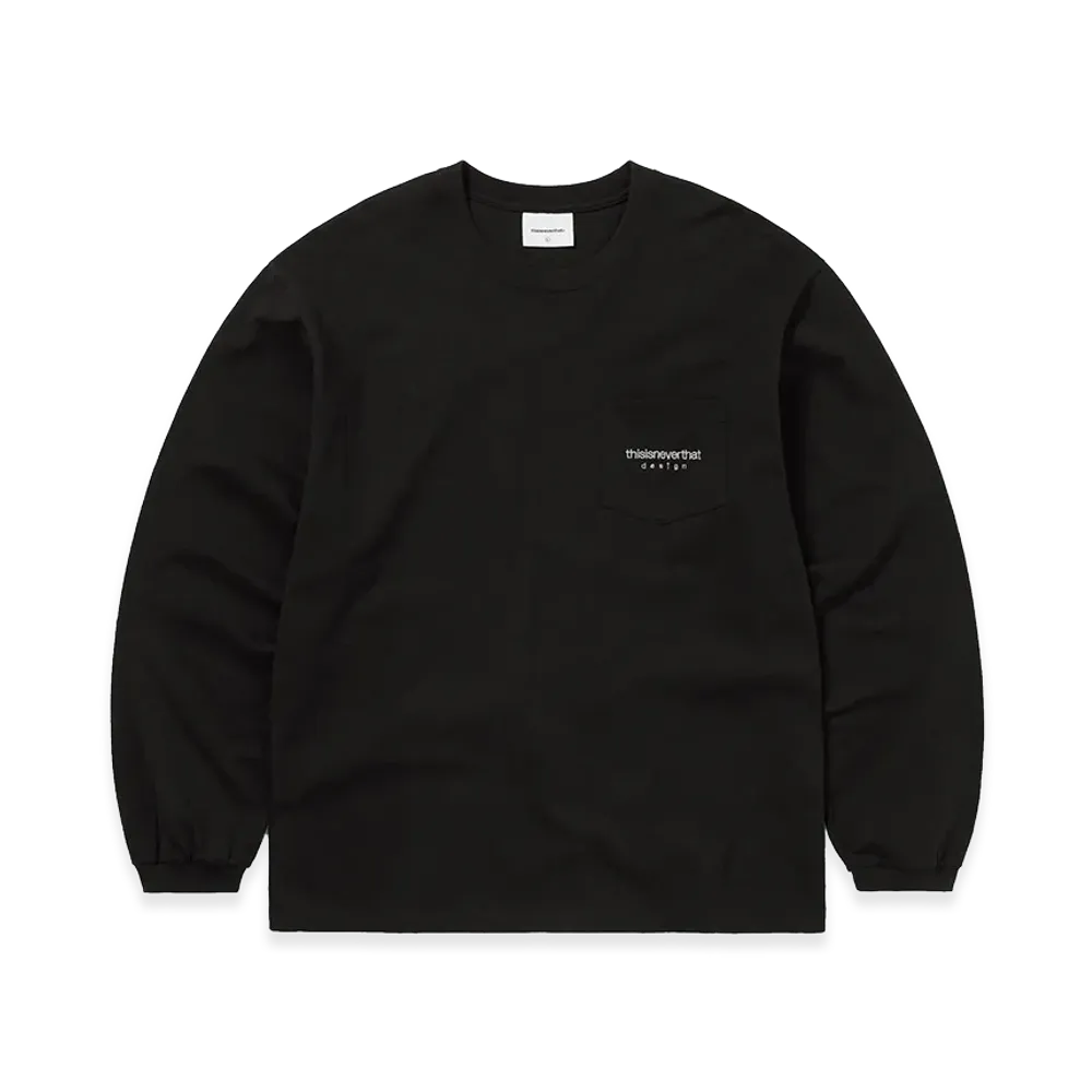 thisisneverthat L-Logo Pocket L/S Tee "Black"
