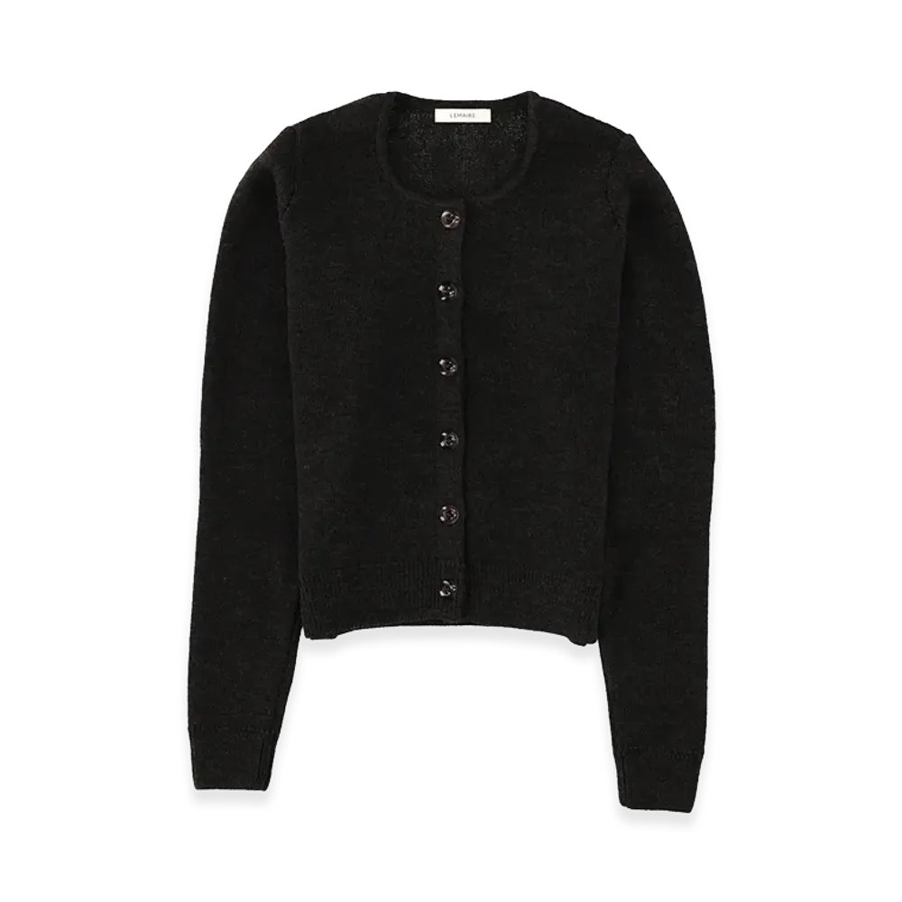 LEMAIRE Women's Wool Blend Cardigan "Brown"
