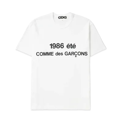 Comme des Garçons 1986 COMME des GARCONS T-SHIRT "White"