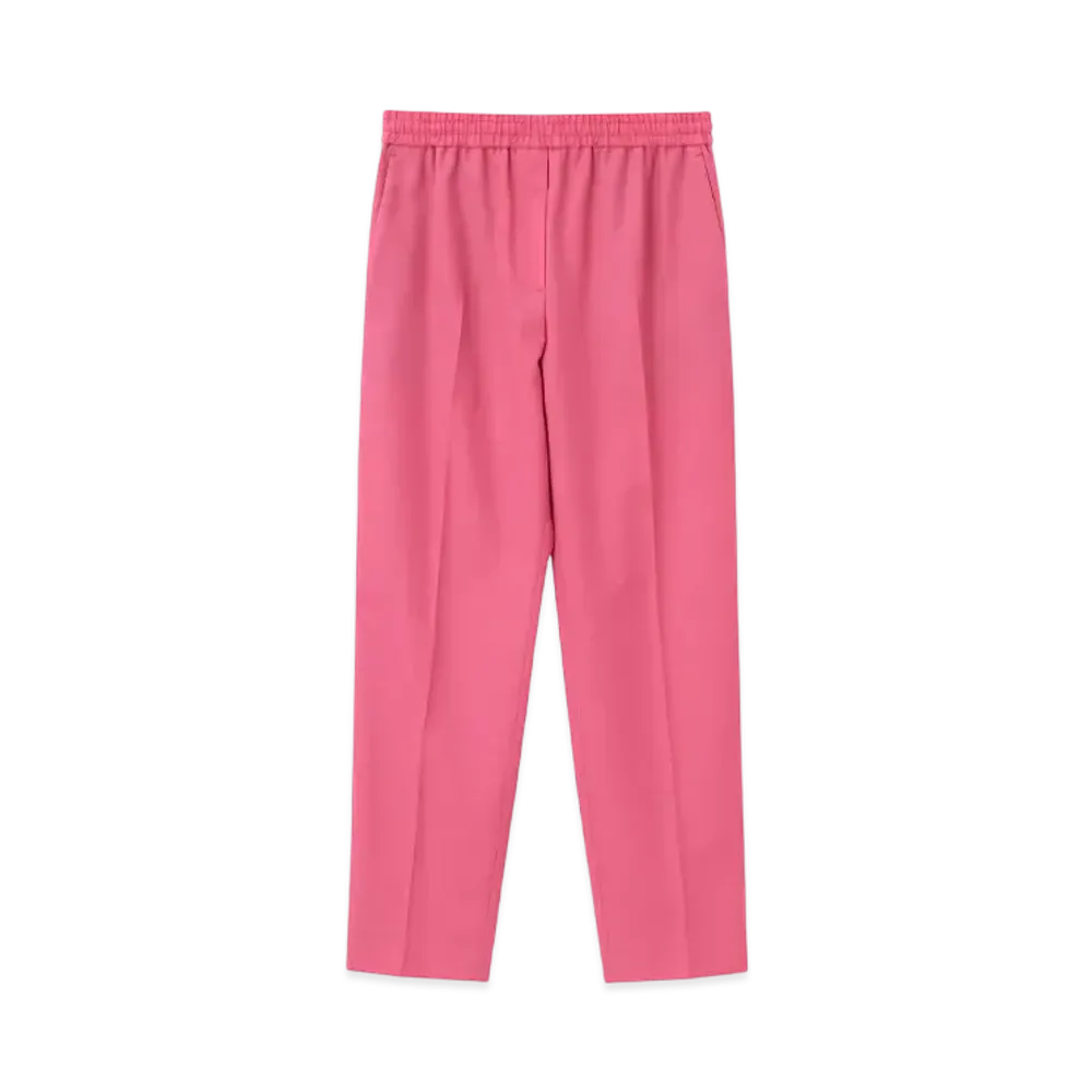 Paul Smith Women's Satin Point Tapered Pants "Pink"