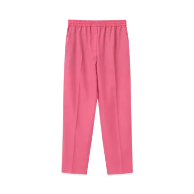 Paul Smith Women's Satin Point Tapered Pants "Pink"