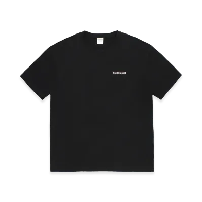 WACKO MARIA Washed Heavy Weight T-Shirt "Black"