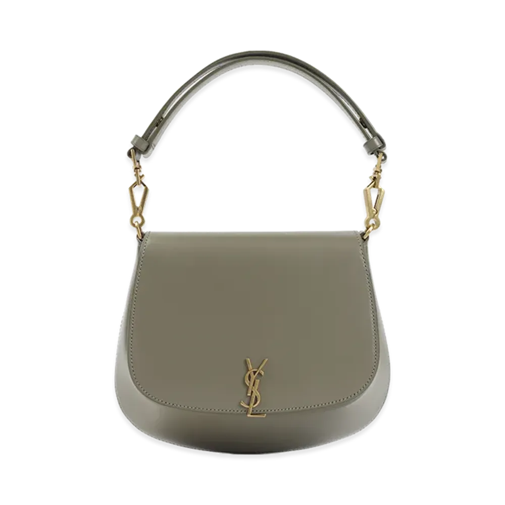 Saint Laurent Women's Voltaire Shoulder Bag "Green"