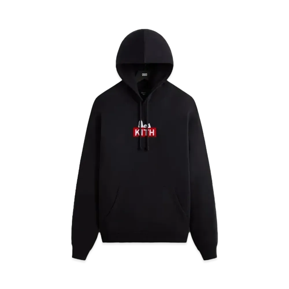 Kith x Peanuts Doghouse Hoodie "Black"