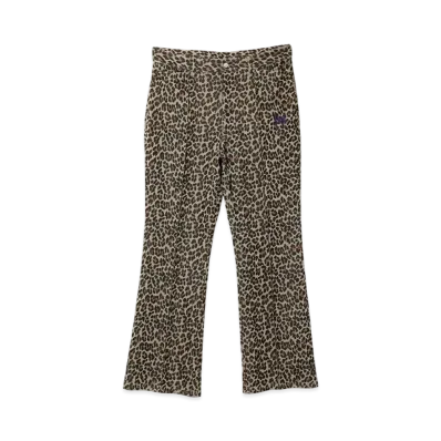 NEEDLES Boot-Cut Jean - Poly Jacquard "Brown"