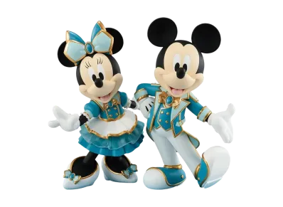 BANDAI "Ichiban Kuji" -<Disney> World of Imagination- Last One Prize Mickey & Minnie Special Figure