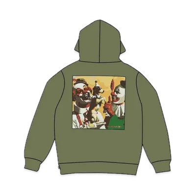 Supreme x Butthole Surfers Hooded Sweatshirt "Olive"