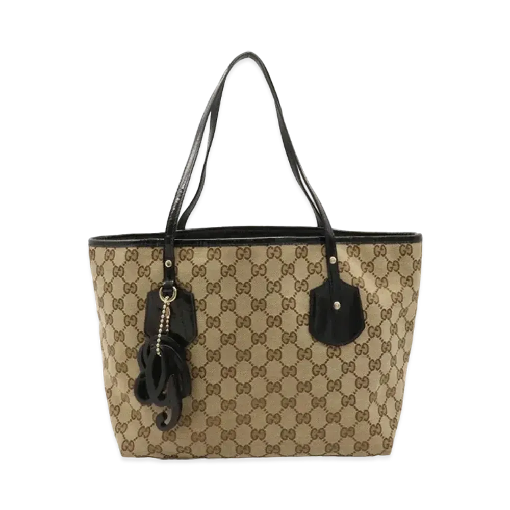 GUCCI GG Canvas Tote Bag "Beige"