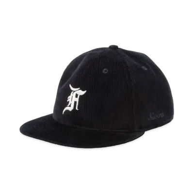 NEW ERA x FEAR OF GOD ESSENTIALS 59Fifty Corduroy F Logo Walnut Kelly Green Undervisor "Black"