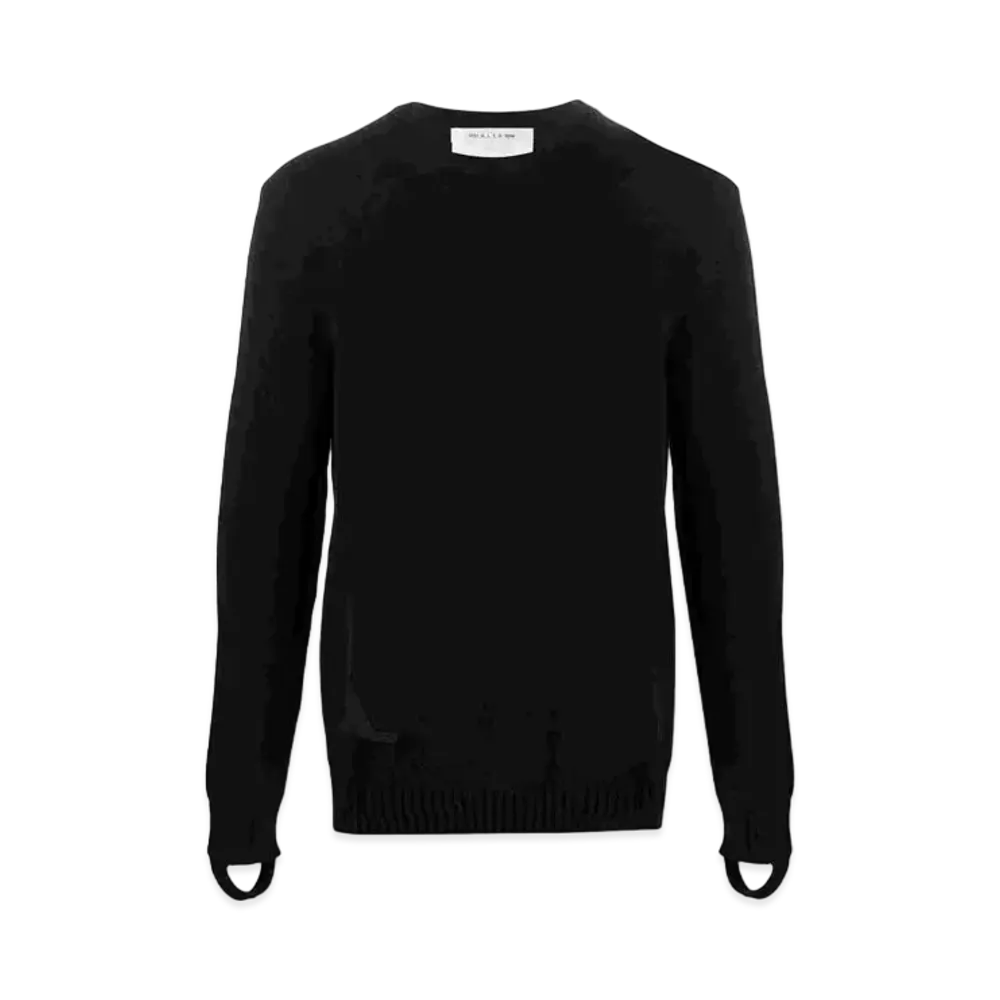 1017 ALYX 9SM Applique Knitted Jumper "Black"