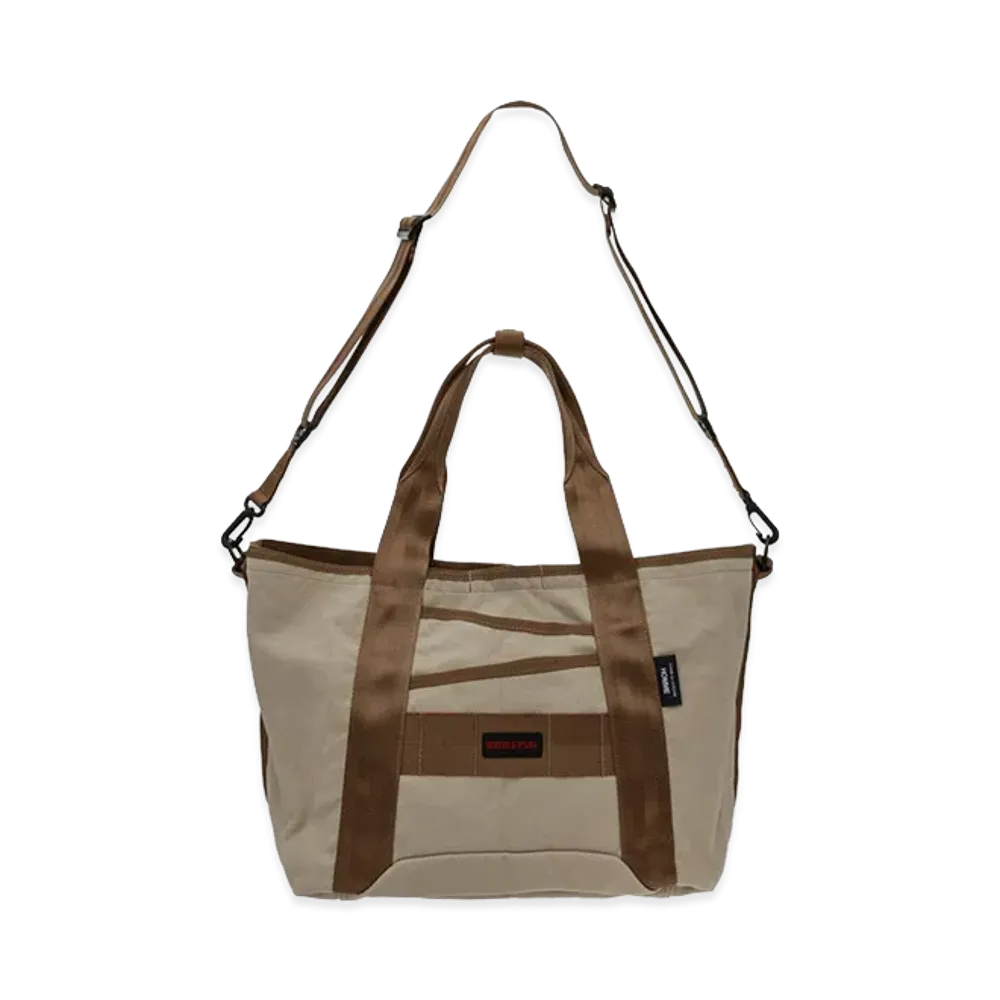 COMME des GARCONS HOMME x Briefing W-Name Cotton Canvas Bag "Beige"