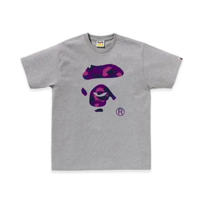 A BATHING APE Ape Face Tee "Gray"