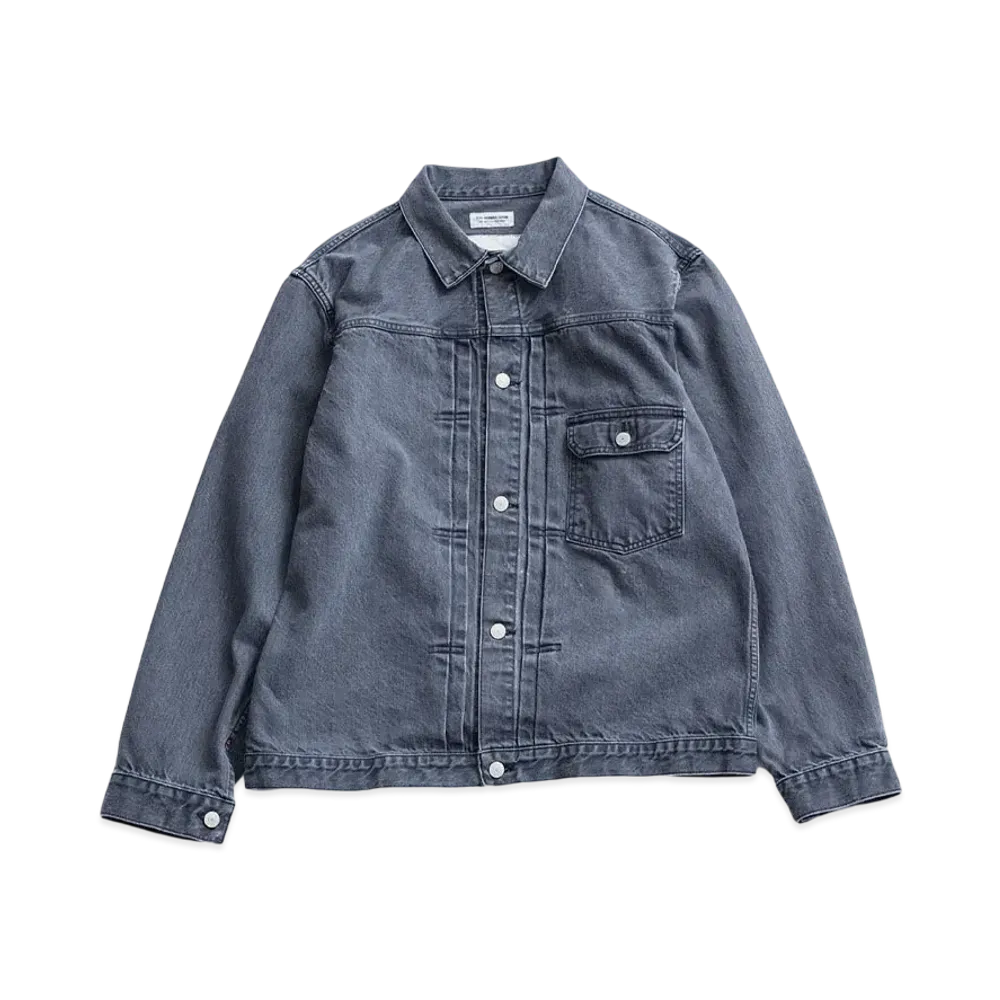 RHC Ron Herman Black Denim Jacket "Gray"