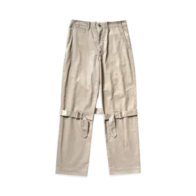 KAPITAL 8W Corduroy Harbor Bondage Pants "Grey"