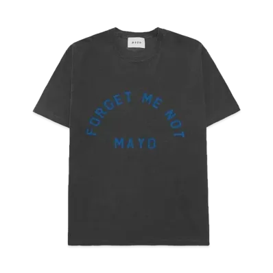 MAYO Forget Me Not LOGO Short Sleeve Tee "Fade Black"
