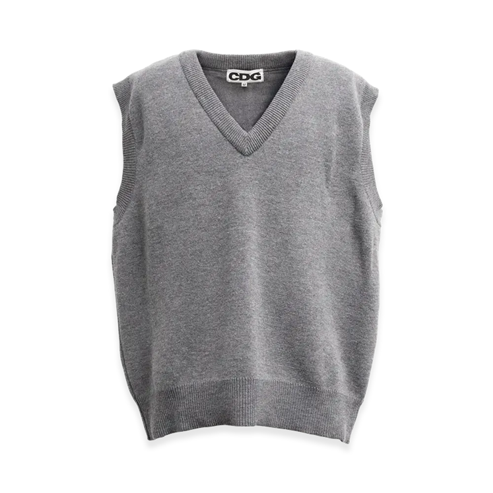 COMME des GARCONS CDG Oversized Pullover Vest "Grey"