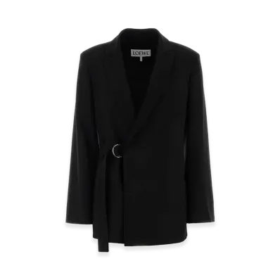 LOEWE Women's Wool Blazer "Black"