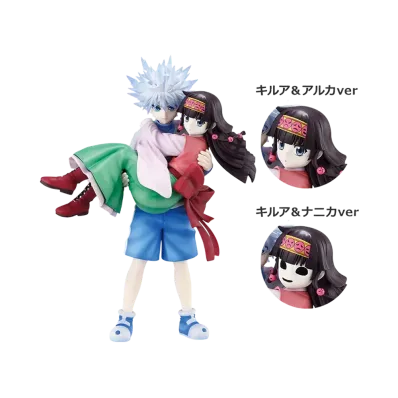 BANDAI "Ichiban Kuji" -HUNTERxHUNTER Cross the "X-Day"- A Prize Killua & Alluka/Nika MASTERLISE PLUS