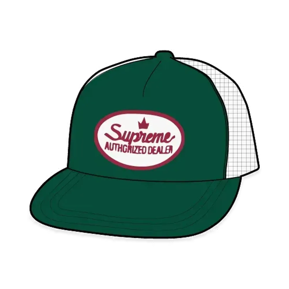 Supreme Authorized Mesh Back 5-Panel "Green" (25SS)