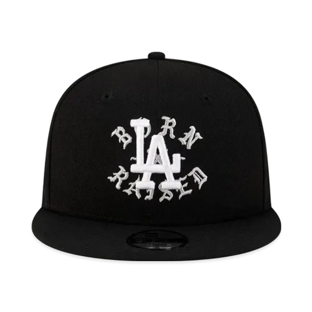 BORN X RAISED x NEW ERA x Dodgers 2024 World Series Youth Snapback "Black"