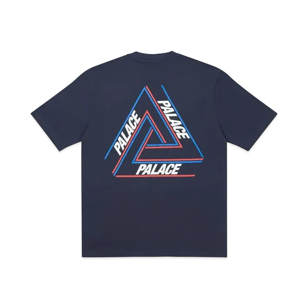 PALACE Basically A Tri-Ferg T-Shirt "Navy"