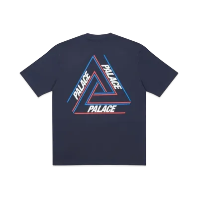 PALACE Basically A Tri-Ferg T-Shirt "Navy"
