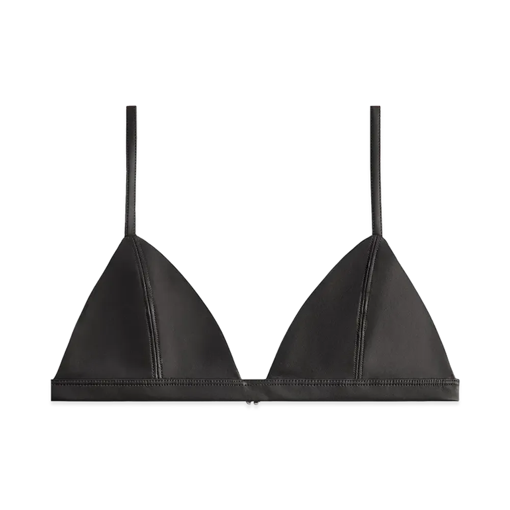 Kith x Lisa Women's Braelyn Faux Leather Bra "Black"