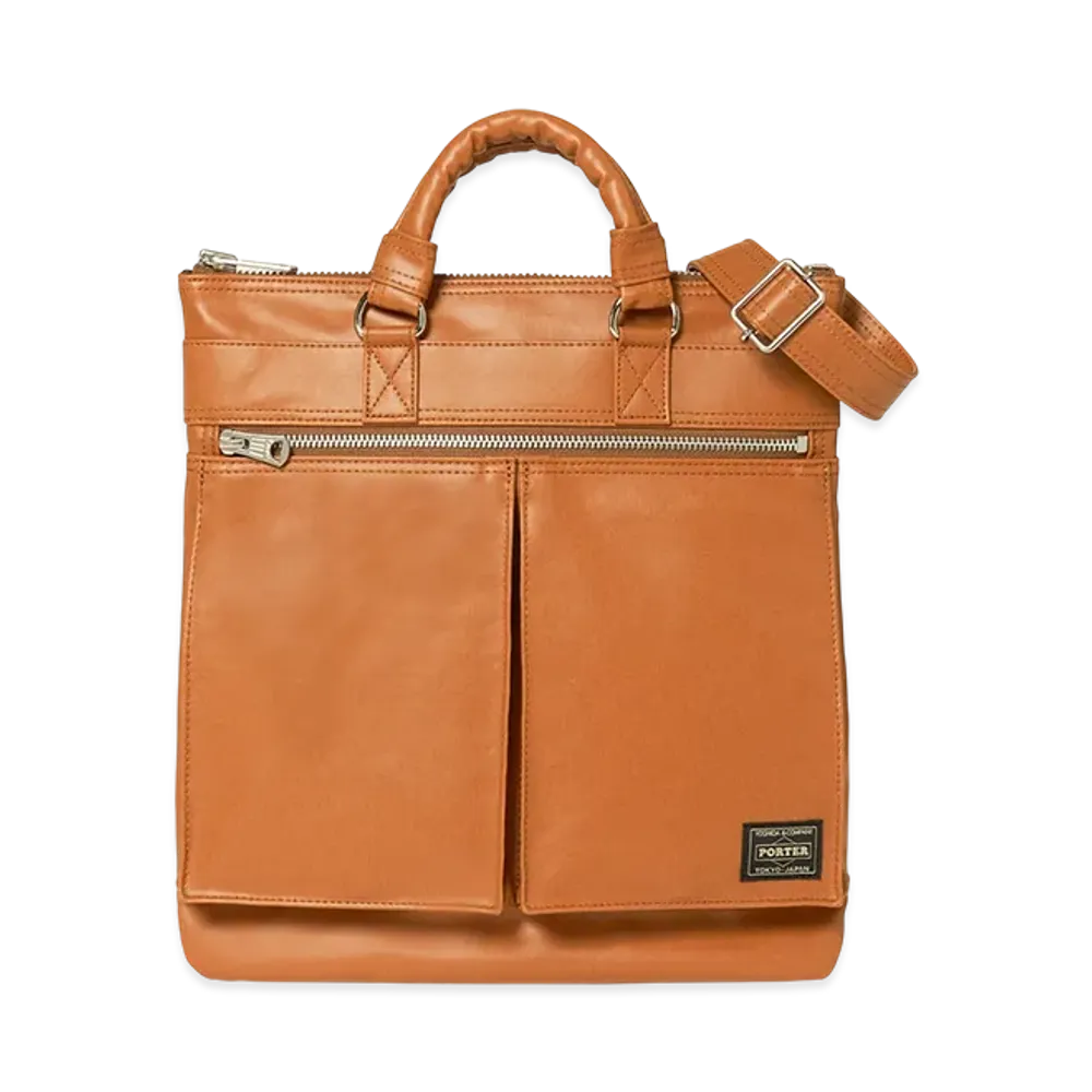PORTER FREE STYLE Helmet Bag "Camel"