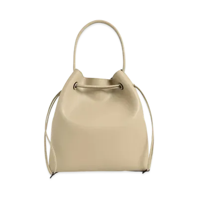 CHARLES & KEITH Drawstring Hobo Bag "Ivory"