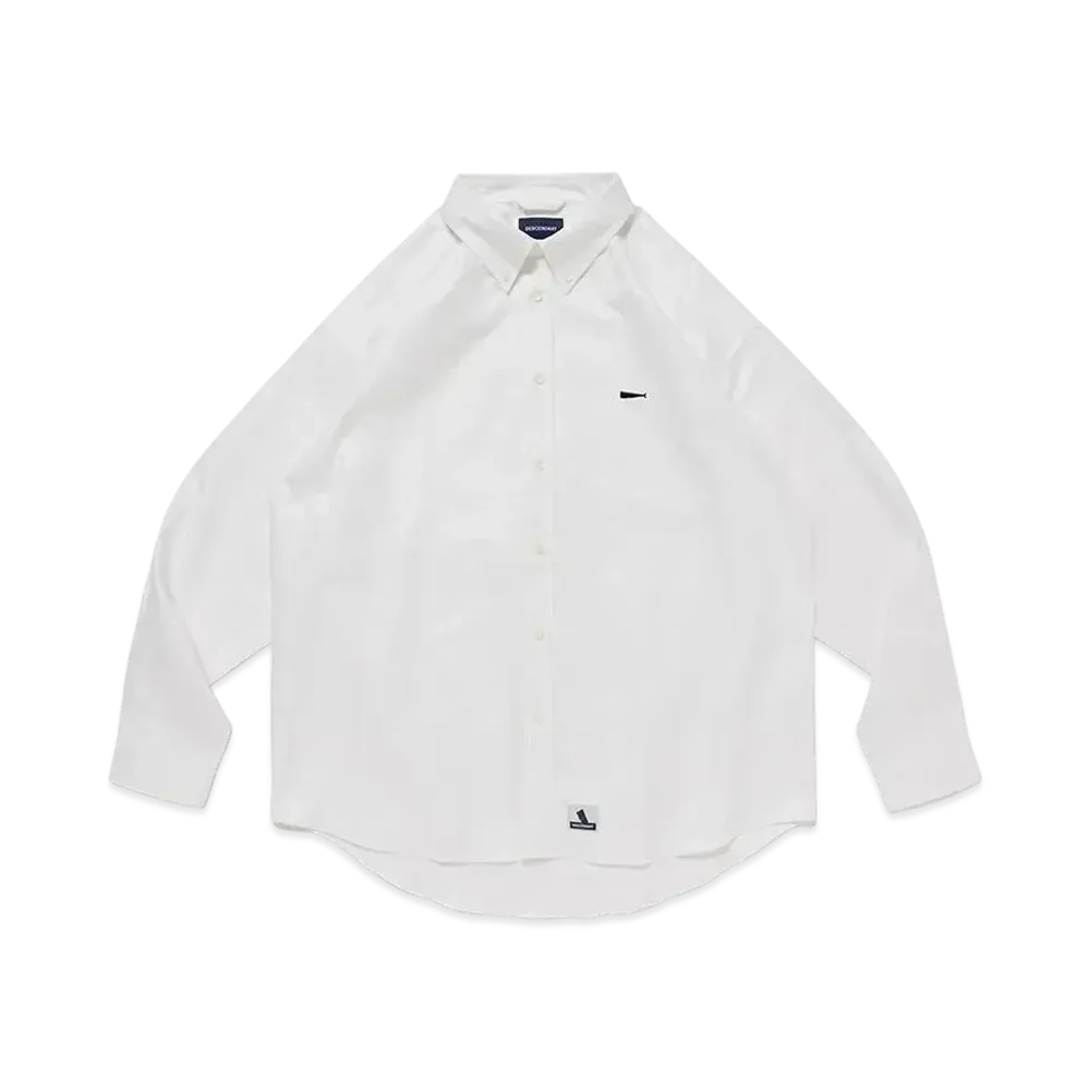 DESCENDANT Kennedy's Oxford LS Shirt "White"
