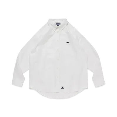 DESCENDANT Kennedy's Oxford LS Shirt "White"