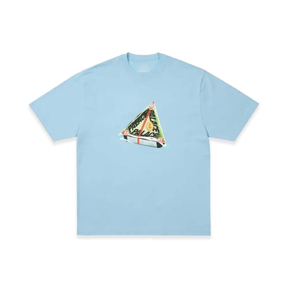 PALACE Tri Onigiri T Shirt "Skyline Blue"