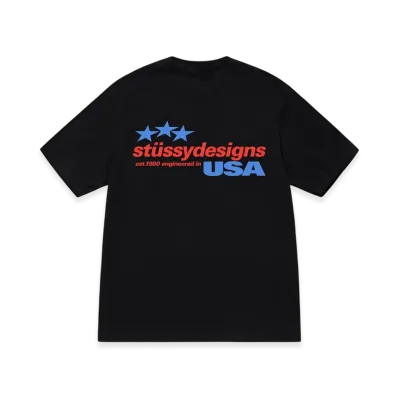 Stussy Designs USA Tee "Black"