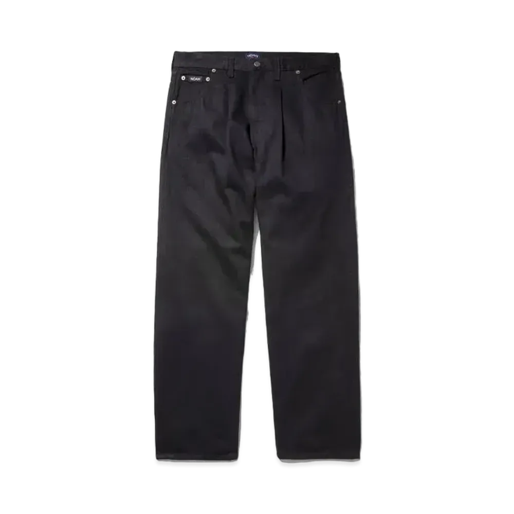 Noah Pleated Jean "Black"