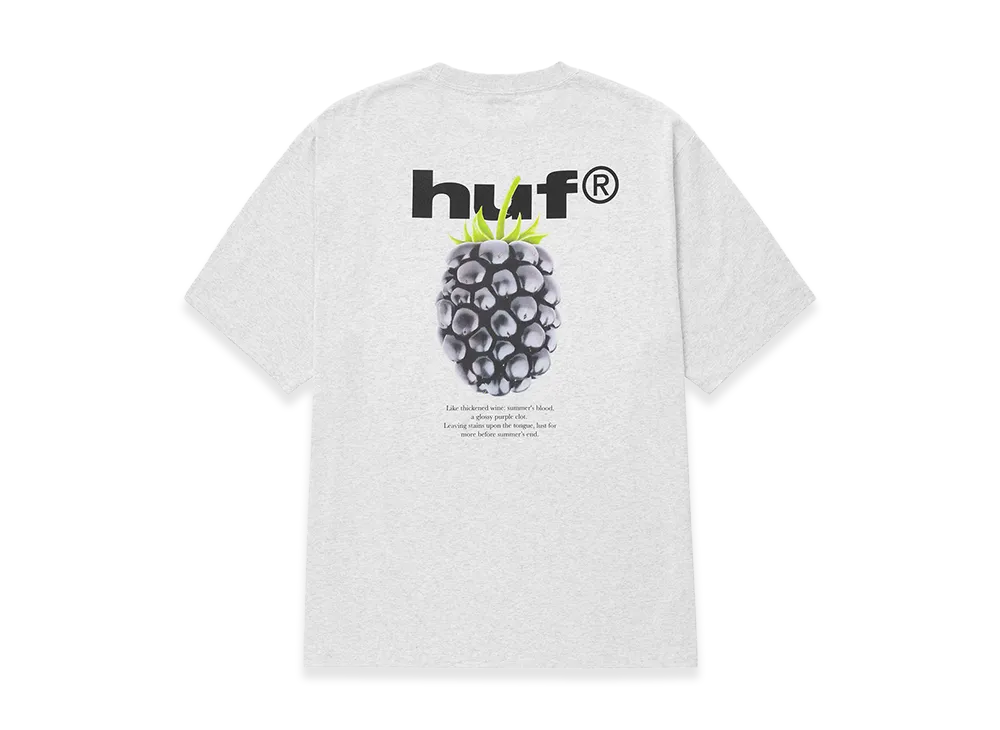 HUF Black Berry Tee "Ash Grey"