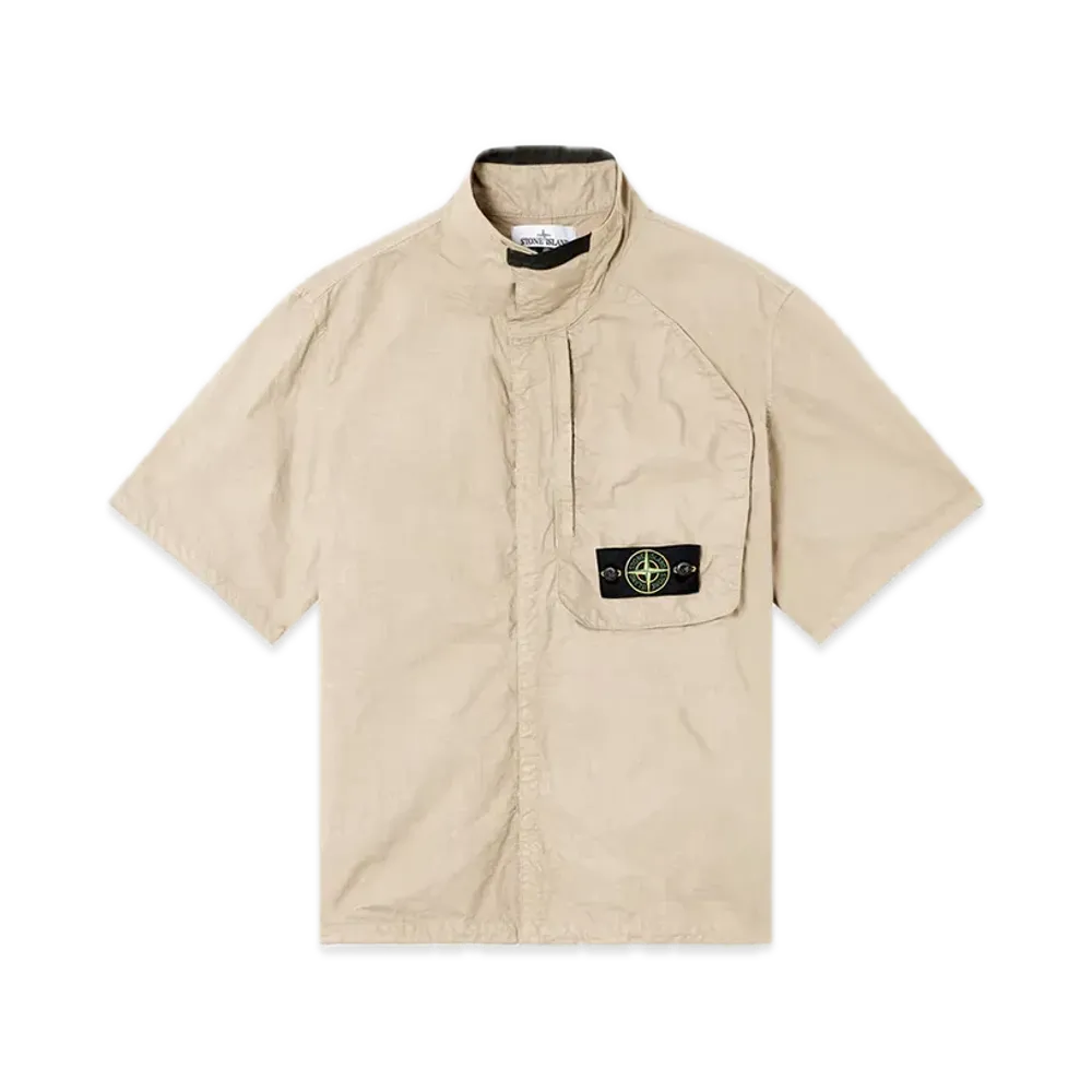 Stone Island 1200028 Organic Look Nylon Panama-TC "Biscuit"