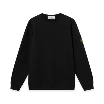 Stone Island 6100049 Brushed Organic Cotton Fleece "Black"