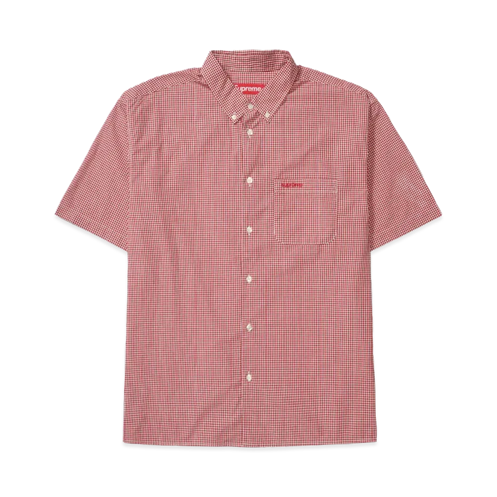 Supreme Gingham S/S Shirt "Red"