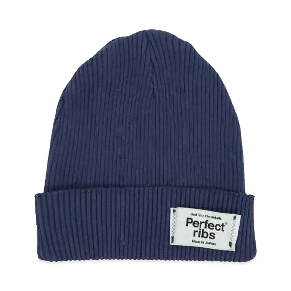 Perfect ribs Rib Beanie Cap "Vintage Navy"
